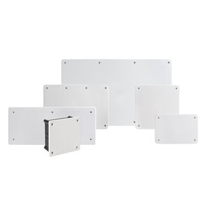 Junction boxes. Flush-fit for brick walls