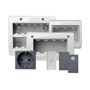 IP40-IP55 Surface boxes and mechanisms