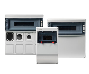 Boxes for industrial sockets