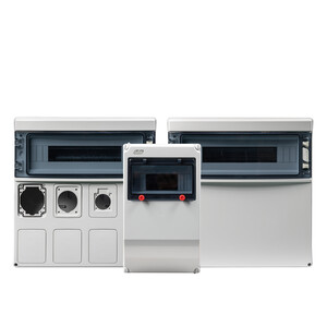 Boxes for industrial sockets