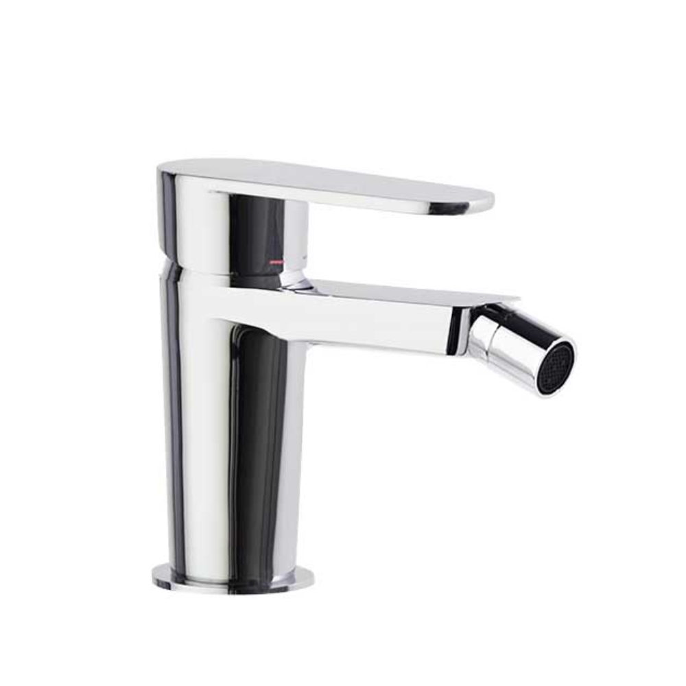 Alexia, monomand de bidet amb vàlvula automàtica d'ABS 1¼, crom