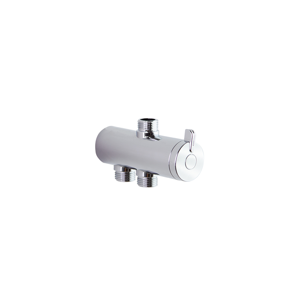 Inversor para ducha ABS a pared, cromado
