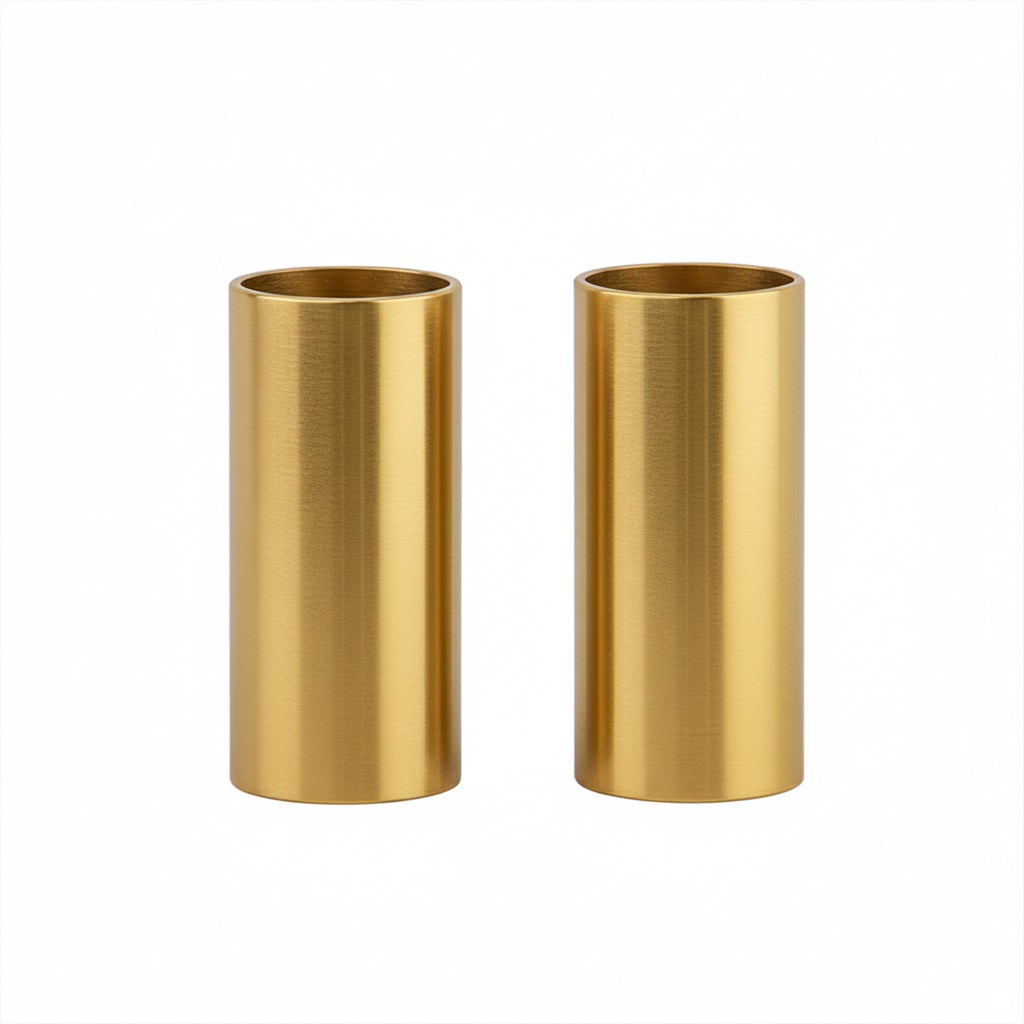 Alargo empotrado, oro cepillado