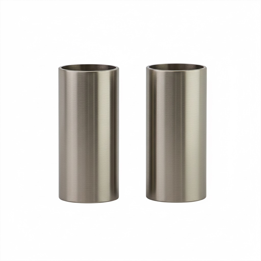 Alargo empotrado, niquel cepillado