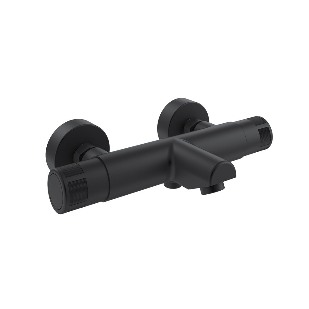 Monotech, monocontrol baño-ducha, negro mate.