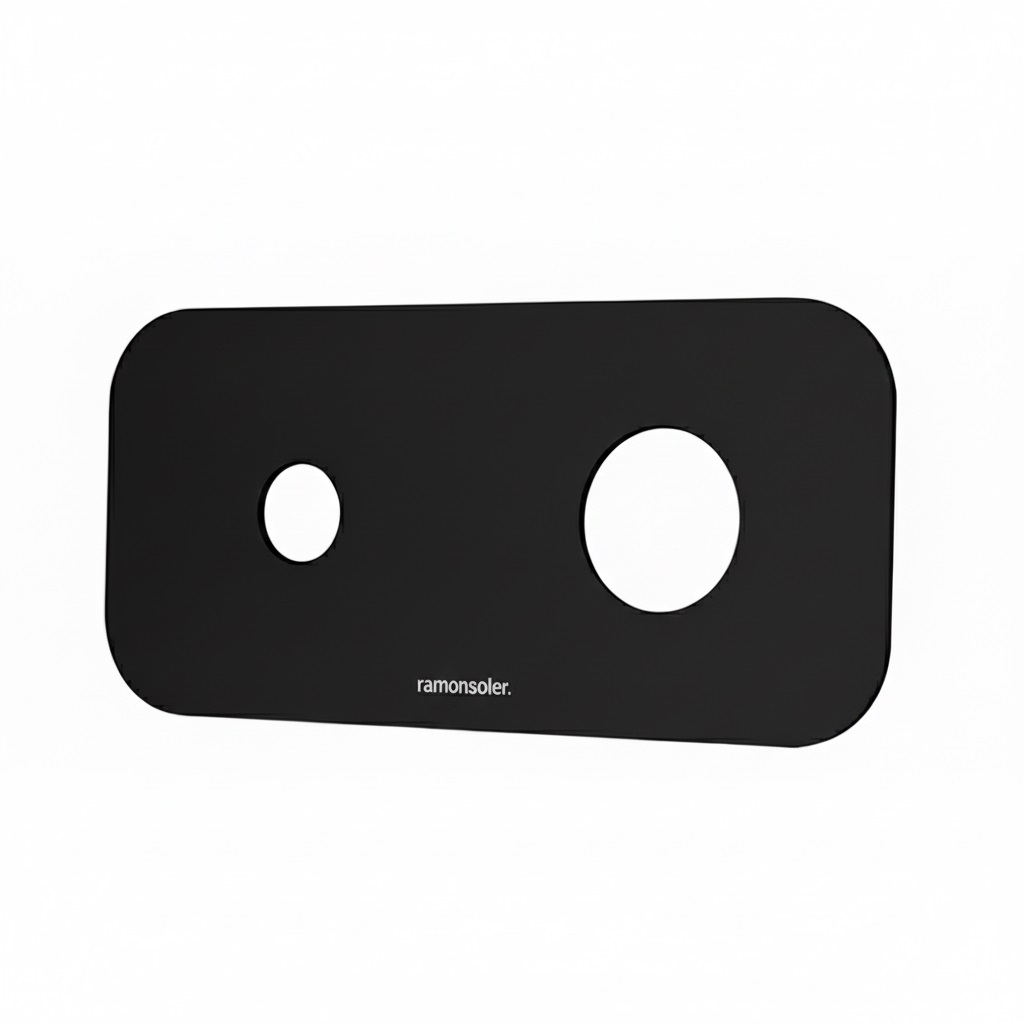 RB20 NEGRO MATE PLACA LAVABO EMPOTRADO CON RDCT