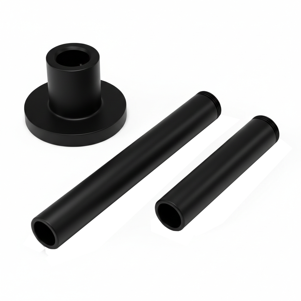 SFT24NM NEGRO MATE KIT SOPORTE FIJACION PARED A TUBO E INVERSOR Ø24 PARA DN130DNM Y T100DNM
