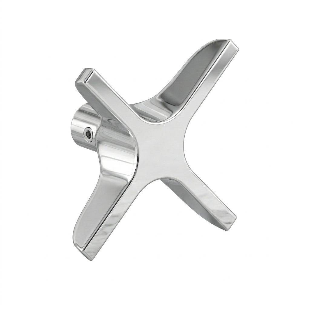 Adagio,conjunto de cruz y eje volante para lavabo,fregadero y lavabo repisa,cromo