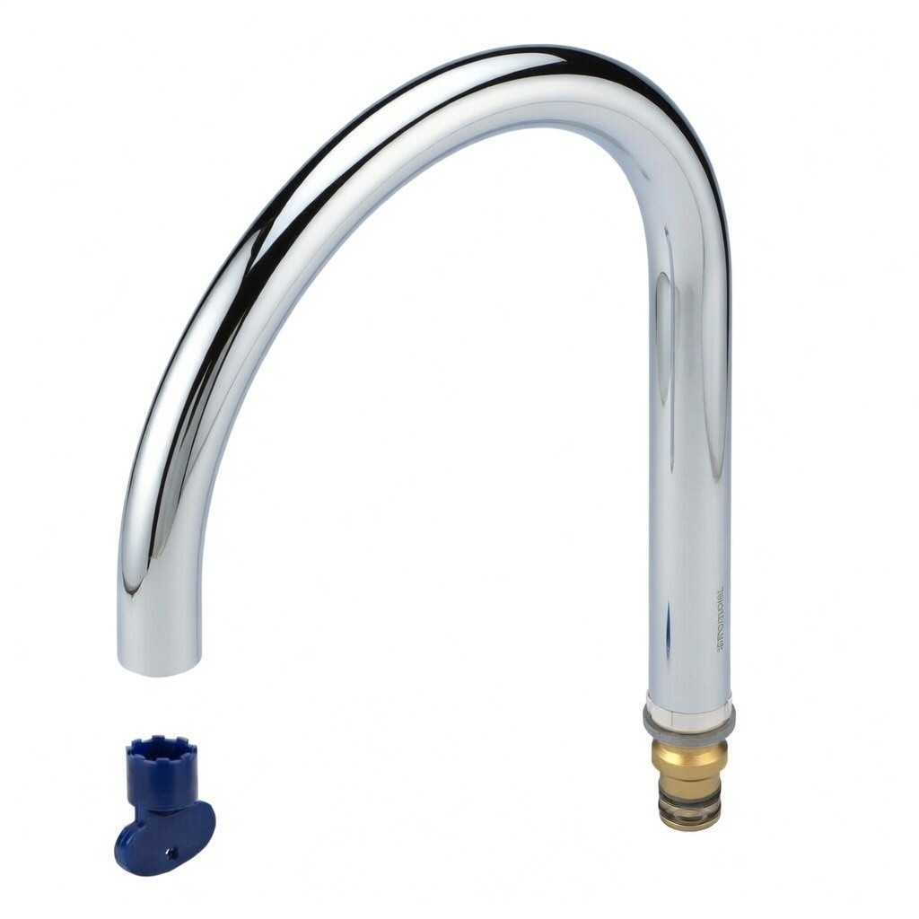 Caño para lavabo, cromo