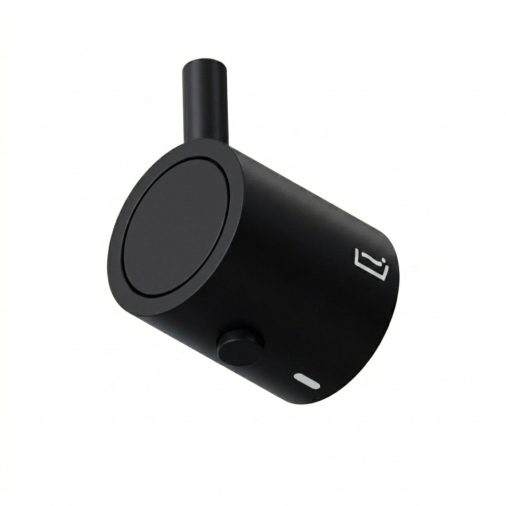 Odisea, volante para baño-ducha, negro mate