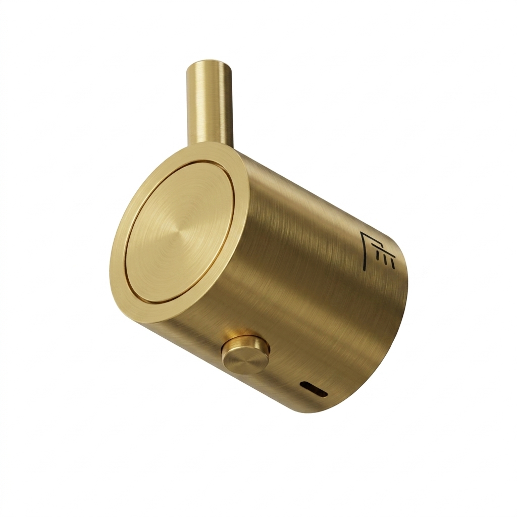 Odisea, volante para rociador-teleducha, oro cepillado