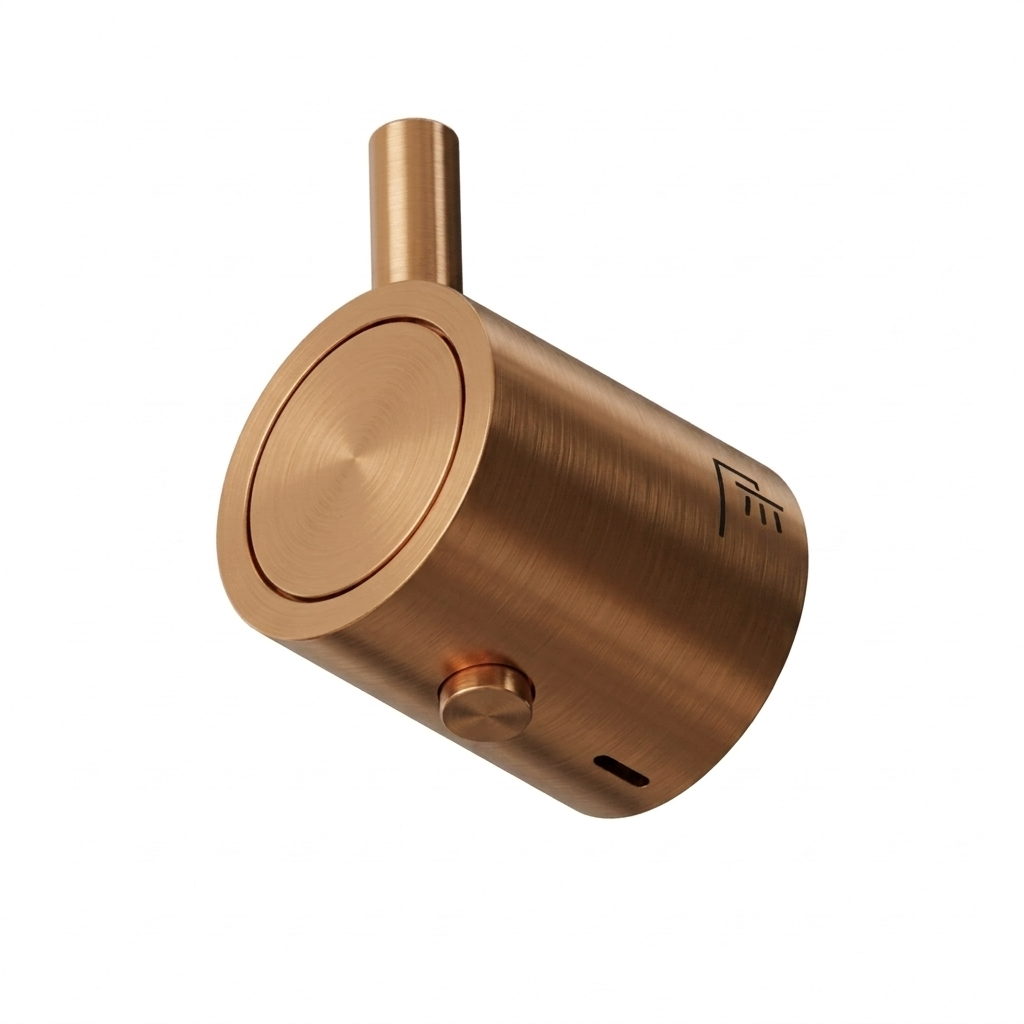 Odisea, volante para rociador-teleducha, cobre cepillado