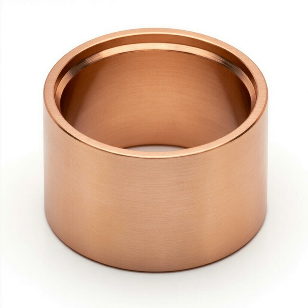 Camisa empotrado, cobre cepillado