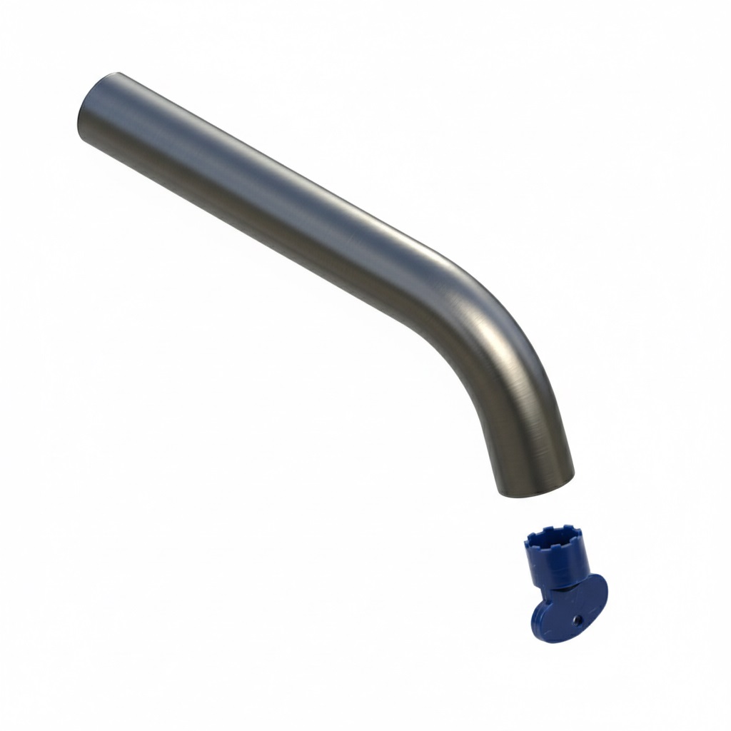 Caño de bañera, grafito