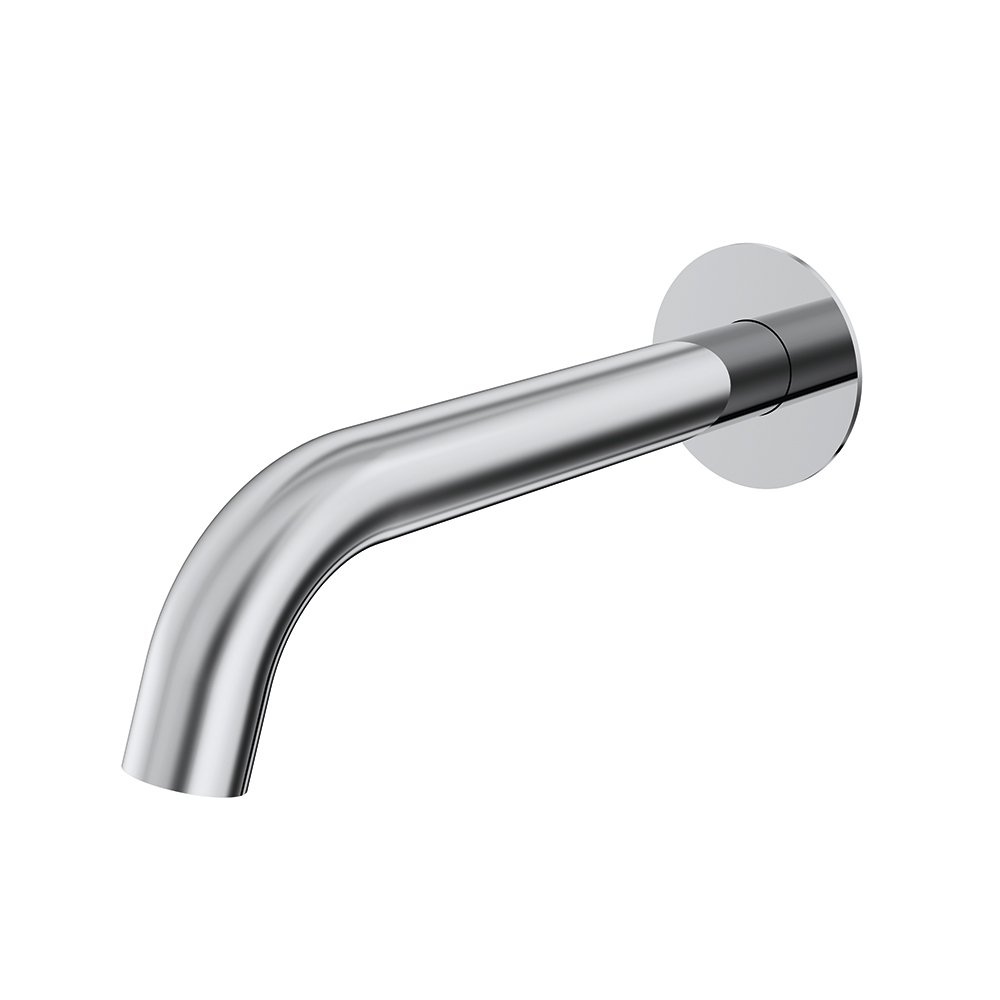 Caño de pared para bañera de 190mm, cromo