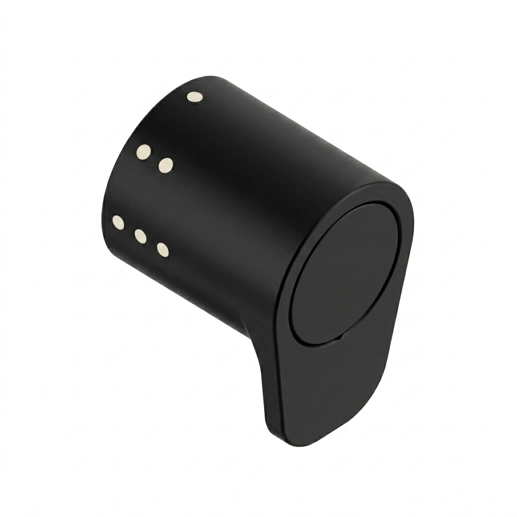 Alexia, volante de 3 vías para 361513HSNM largo, negro mate