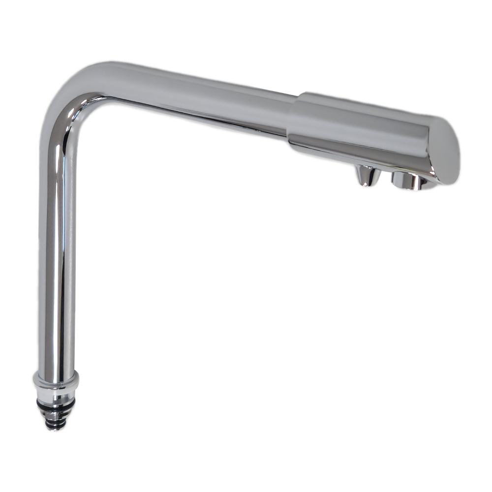 Caño para fregadero, cromo