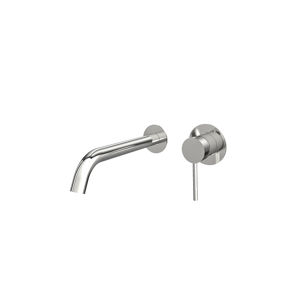 Mamma Mia, monomando de lavabo empotrado, inox brillante