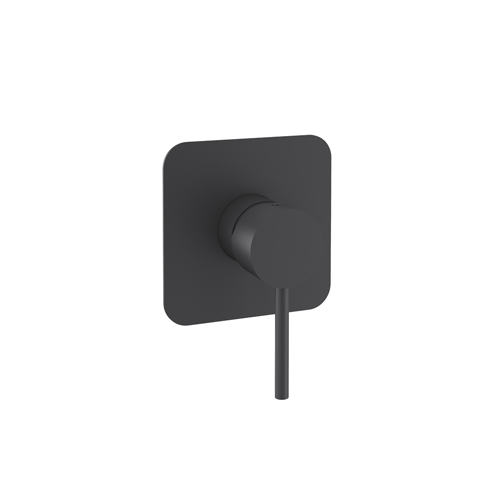 Mamma Mia, 1 way wall mounted shower mixer, black matt