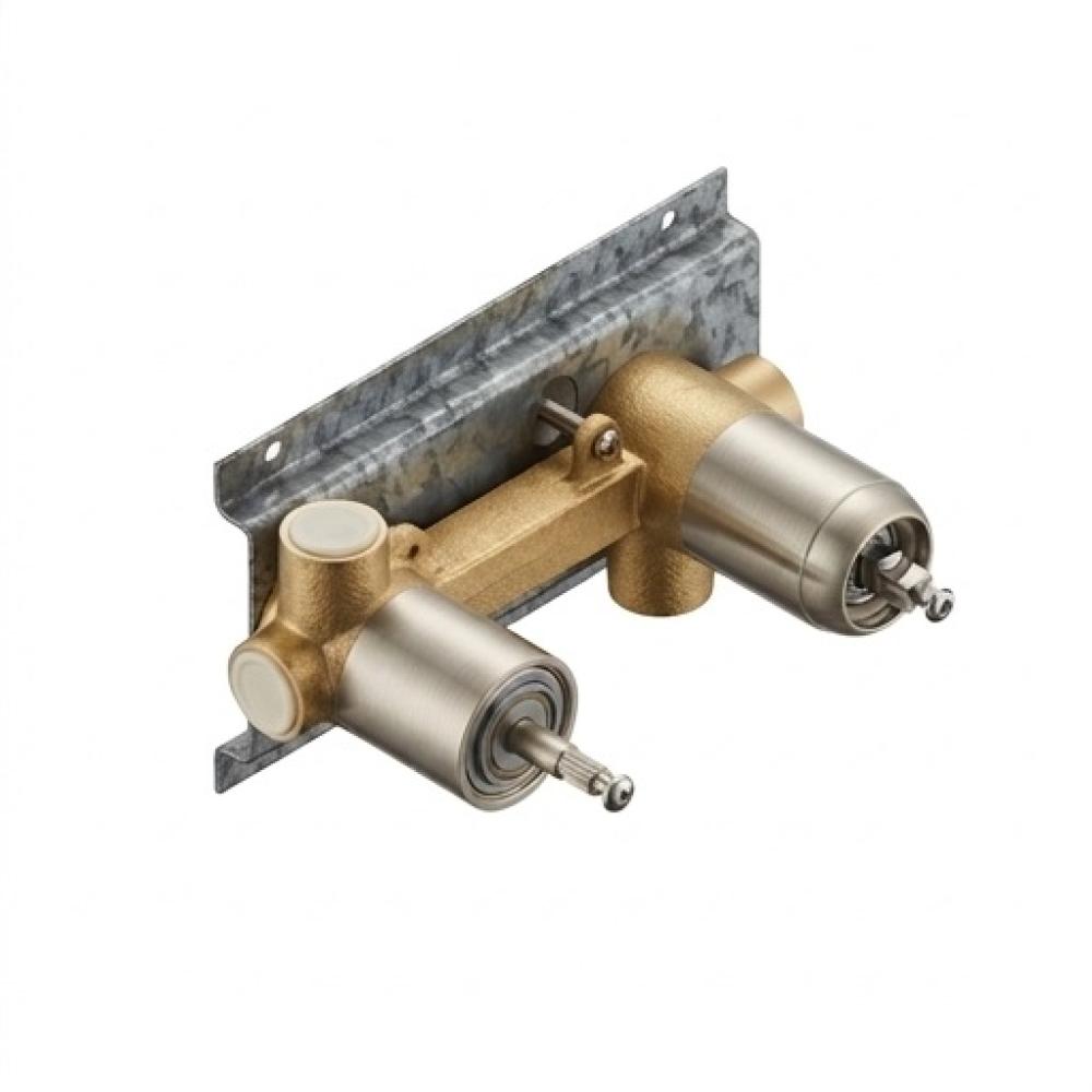 Empotrado de baño-ducha, níquel cepillado