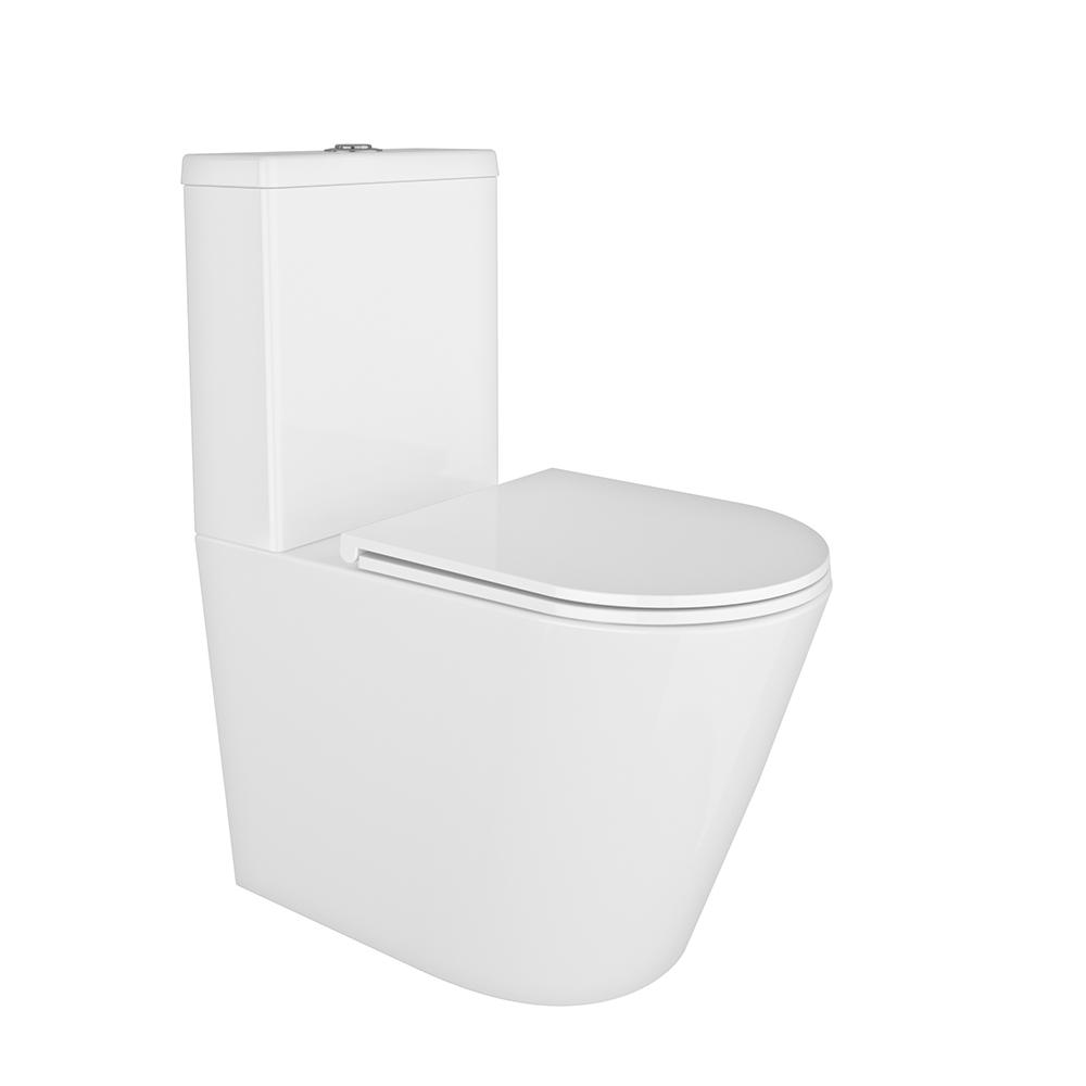 Aquitania, inodoro completo adosado a pared