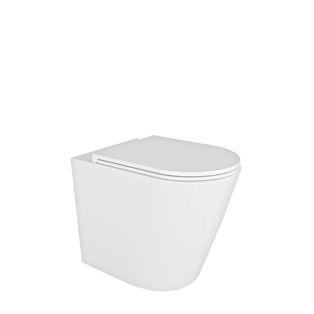 Aquitania, inodoro adosado a pared