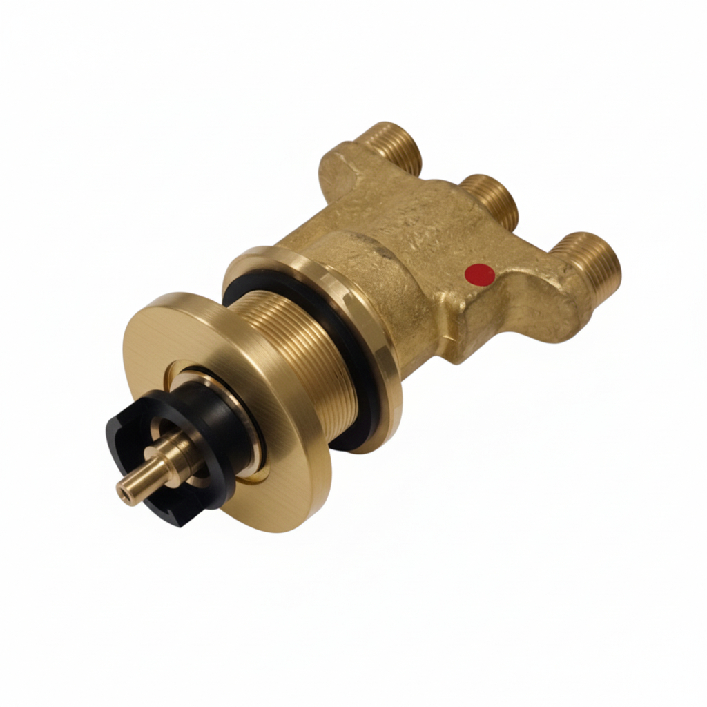 Empotrado de baño, oro cepillado