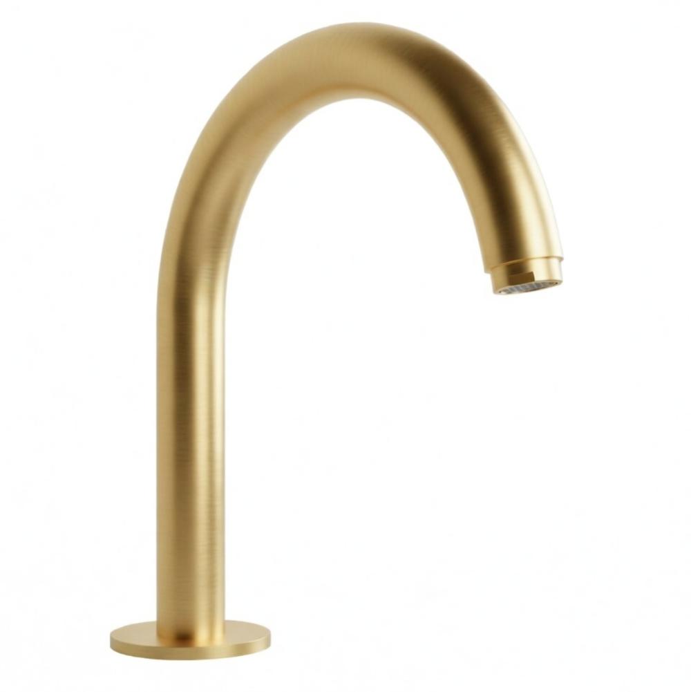 Caño de baño, oro cepillado