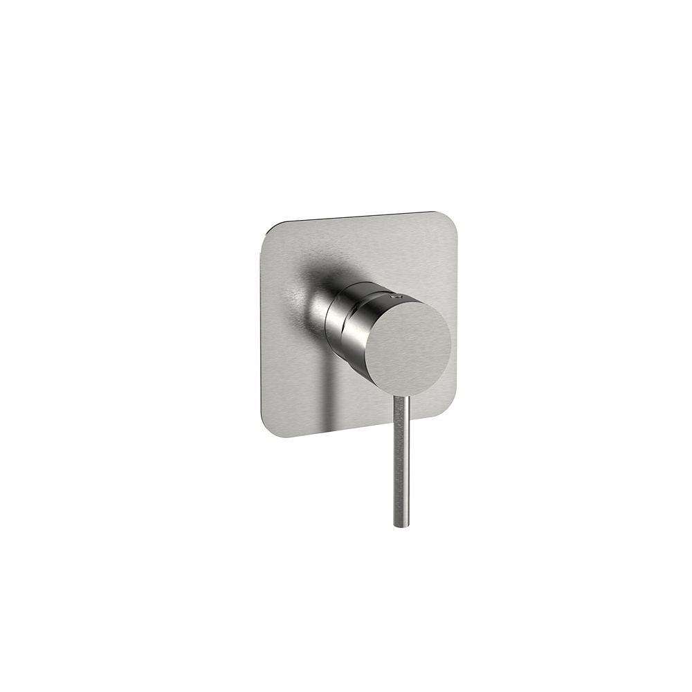 Empotrado de pared, ínox cepillado