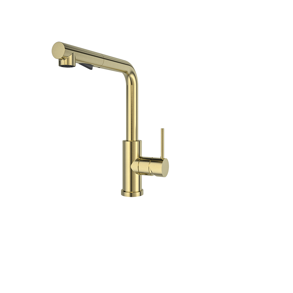 Fregadero, oro cepillado