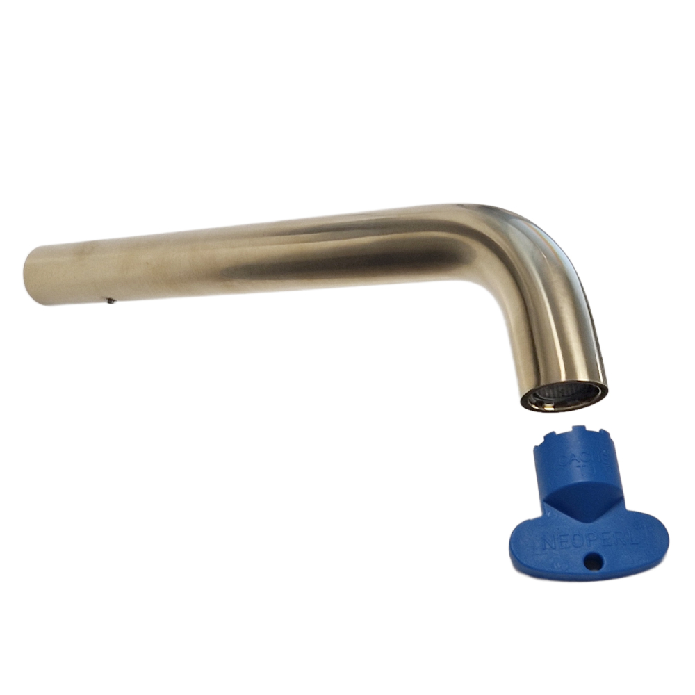 Caño de bañera, oro cepillado