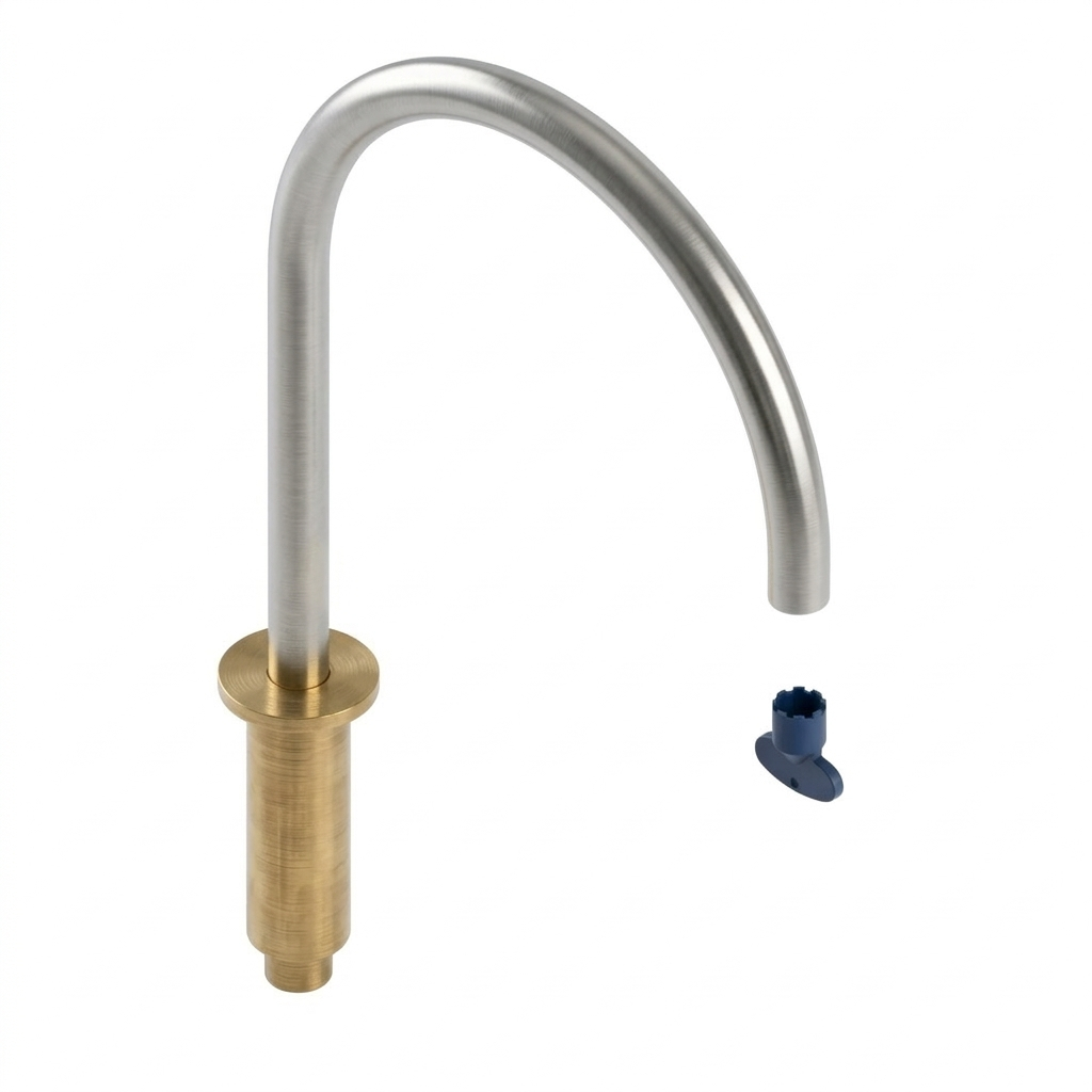 Caño para fregadero y lavabo, ínox