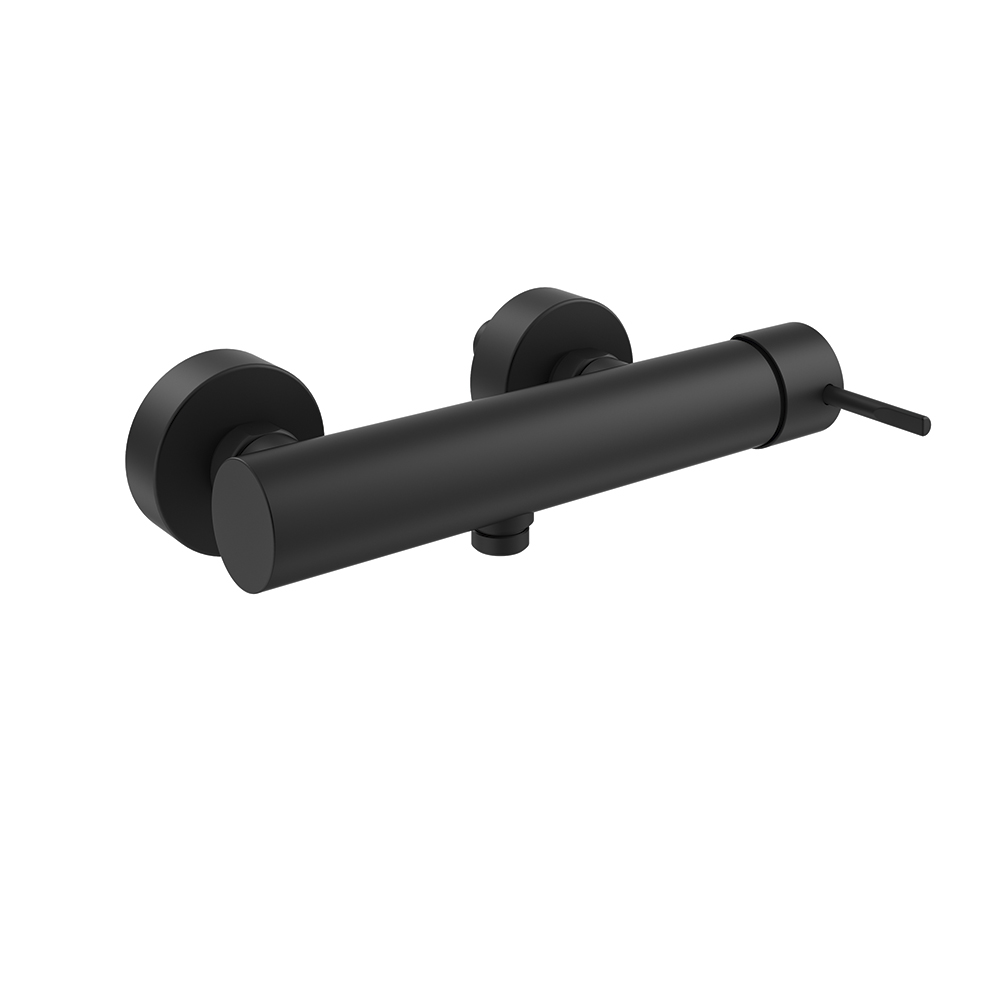 Odisea, einhebel-brausebatterie, schwarz matt