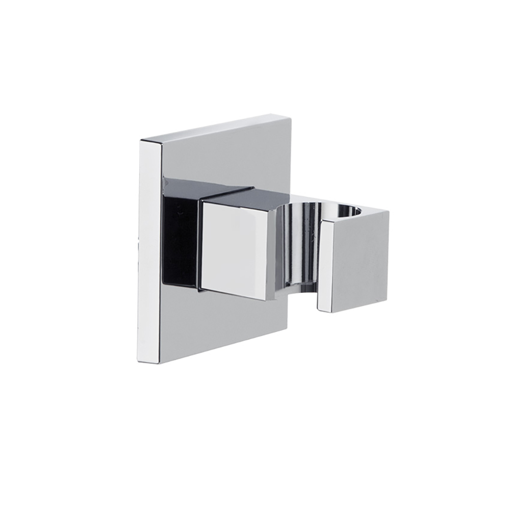 Soporte metálico de pared para ducha,cromo