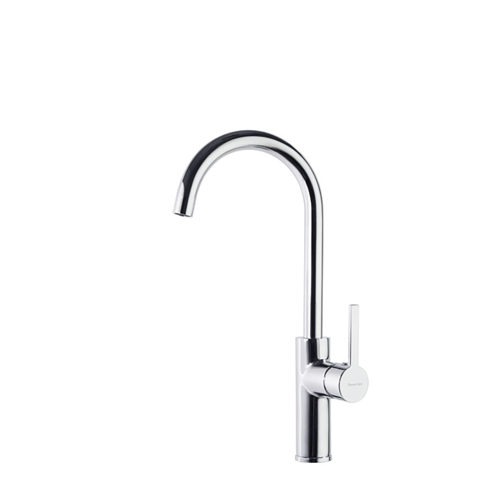 Drako,Breeam,monomando de cocina con caño giratorio,cromo