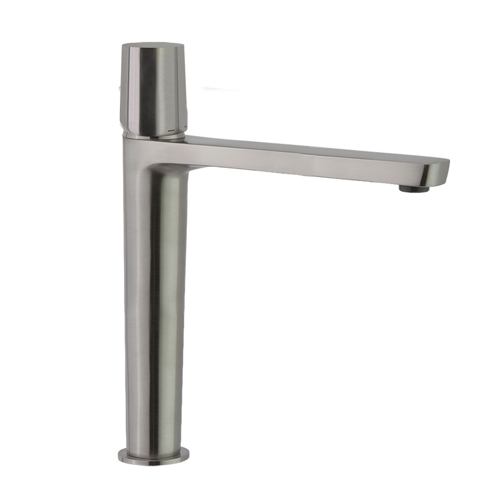 Tzar,monomando de lavabo XL,níquel cepillado