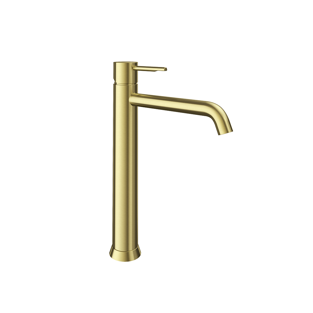 Odisea, washbasin mixer XL, brushed gold