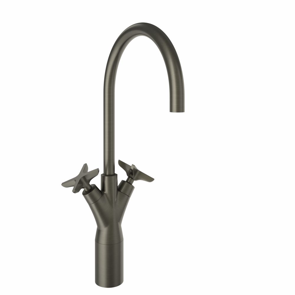 Adagio, aixeta d'alt de lavabo amb broc giratori de 190mm, grafit.