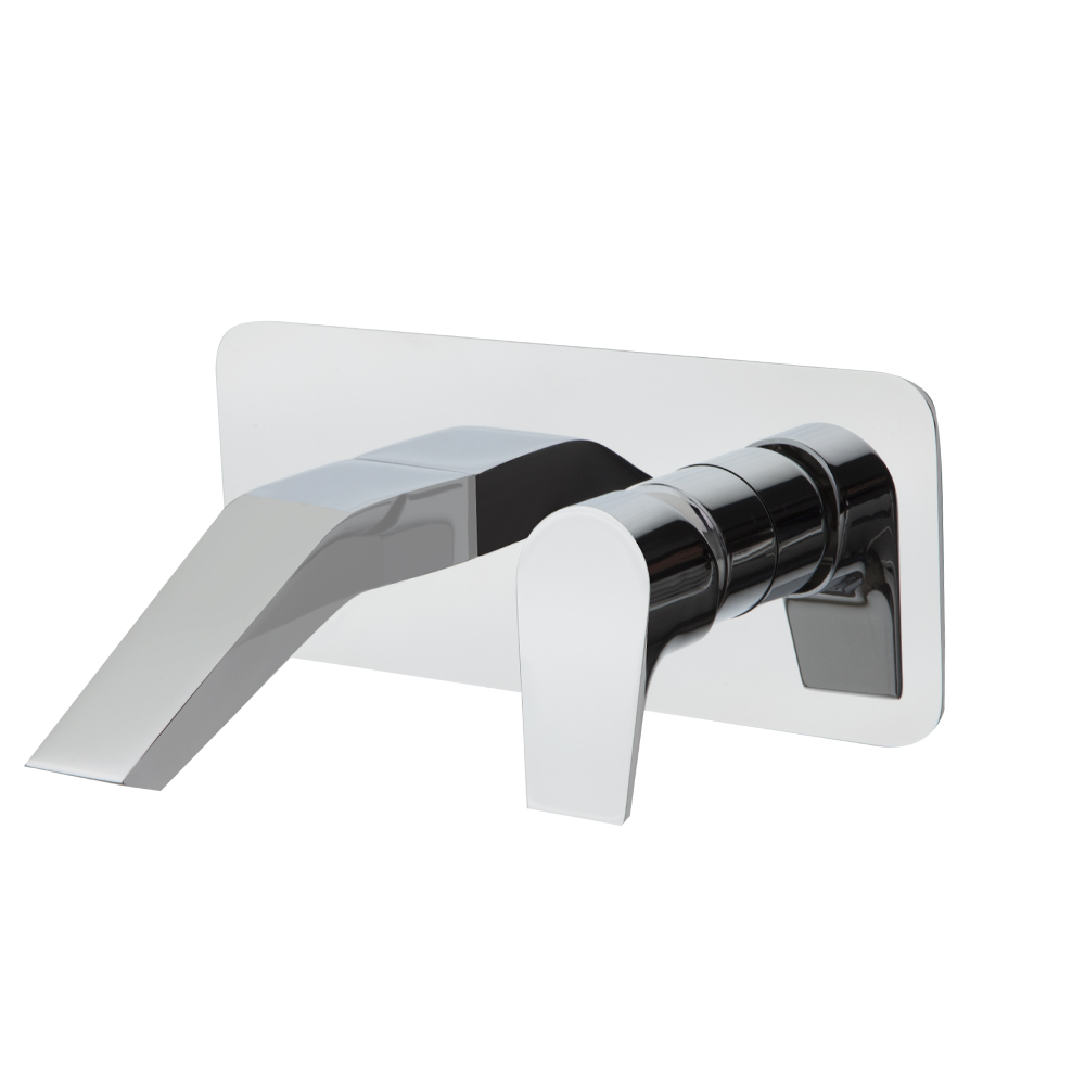 Concealed wash basin mixer