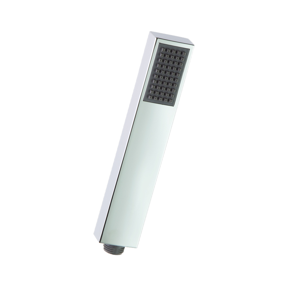 Dutxa de mà rectangular amb 1 funció d'ABS, cromat