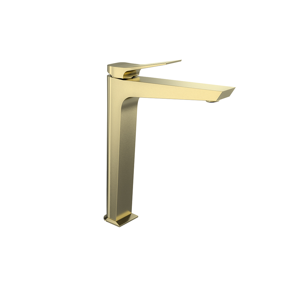 Prisma,monomando de lavabo XL,oro cepillado
