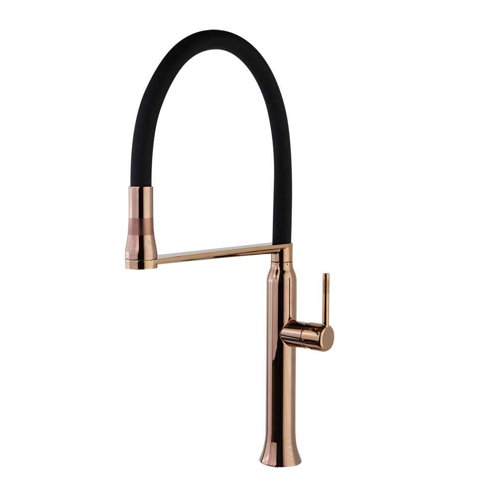 Kitchen Magnet,monomando de cocina giratorio y extraible con sistema de imanes,cobre satinado