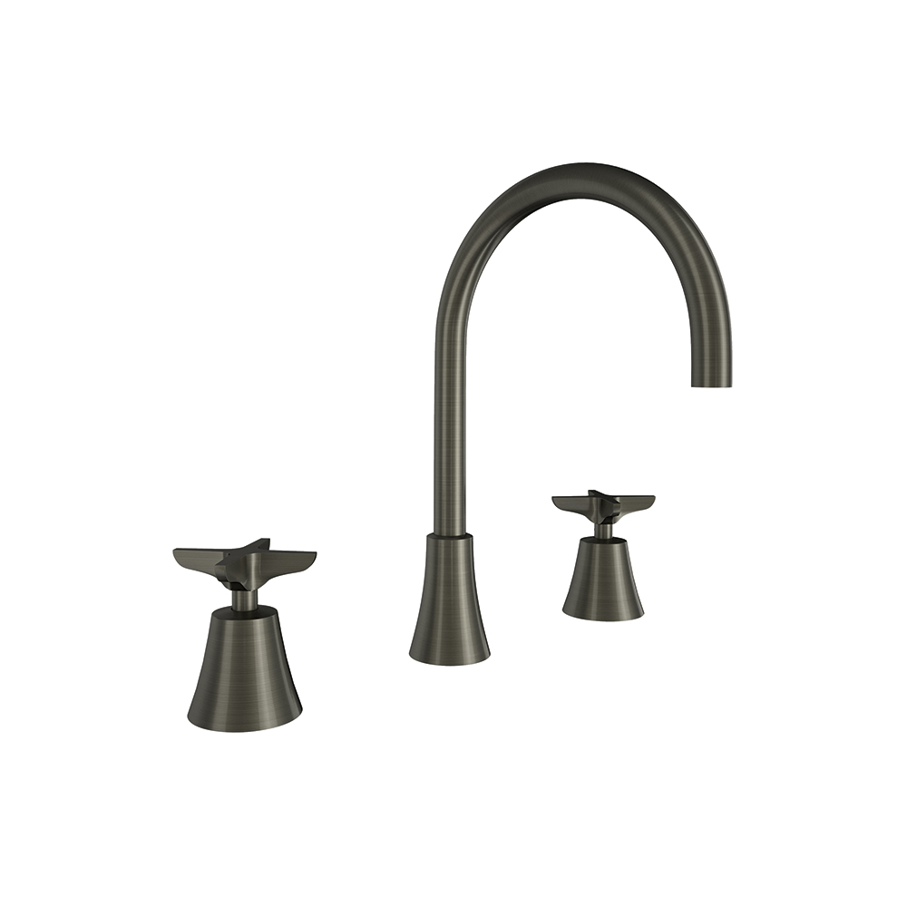 Adagio,fregadero de repisa con caño giratorio de 170mm,grafito