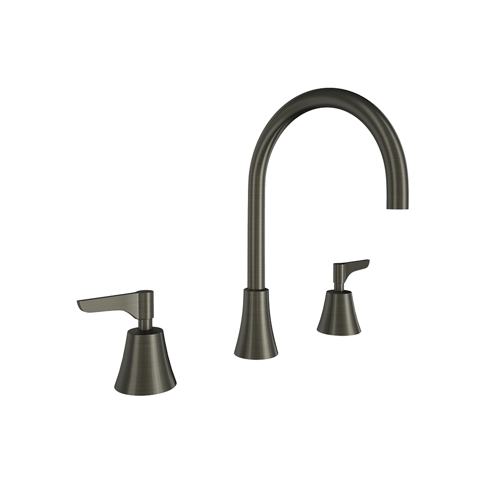 Adagio,fregadero de repisa con caño giratorio de 170mm,grafito