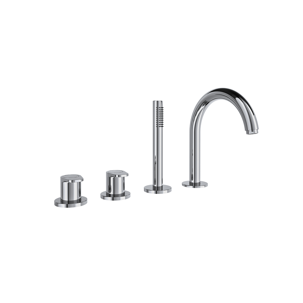 Alexia, termostático de baño-ducha de repisa con equipo de ducha, cromo