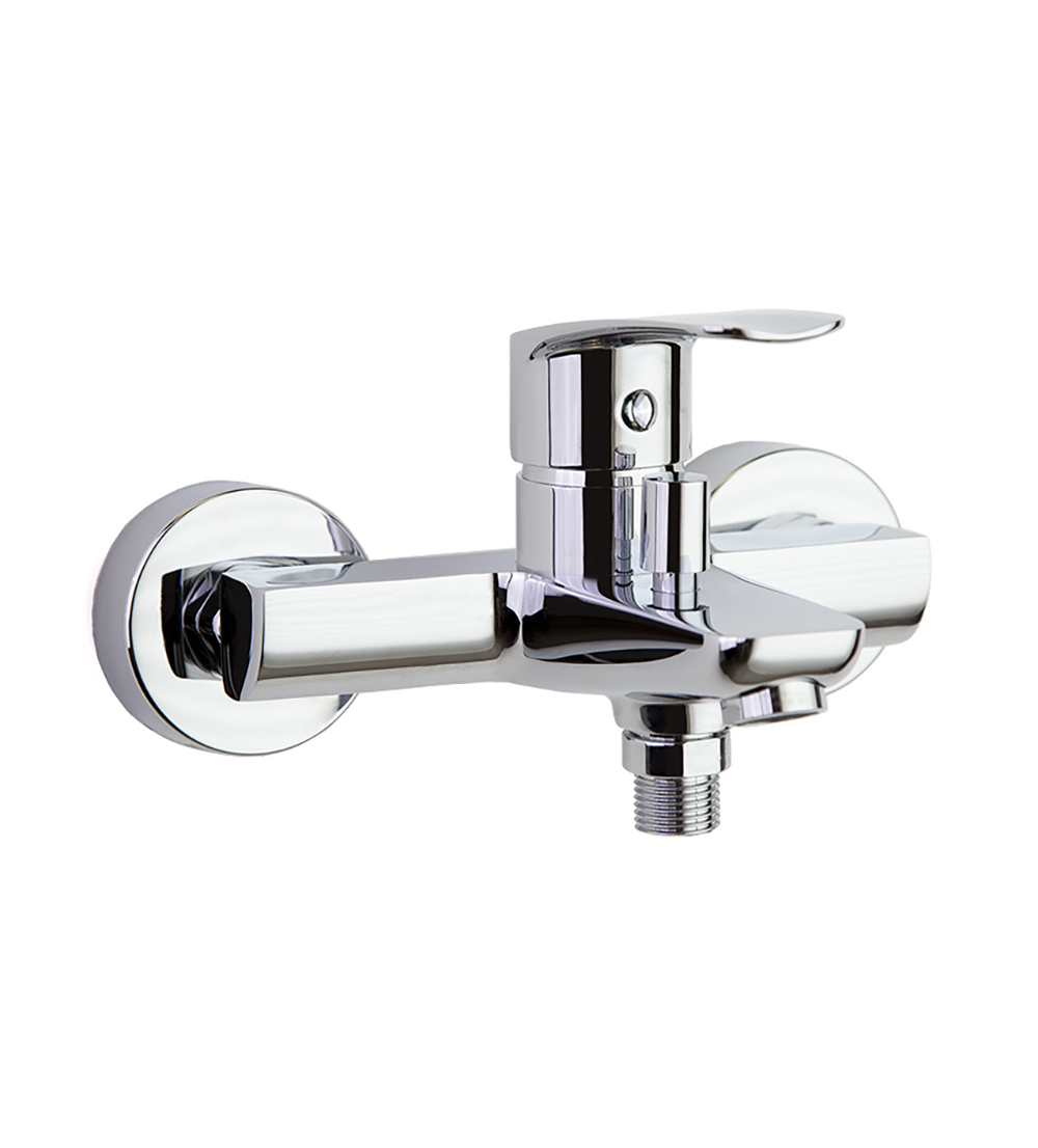 New Fly, single-lever bath and shower mixer, chrome