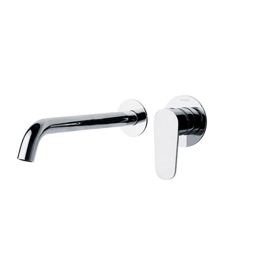 Alexia, Breeam, Wall-mounted single-lever faucet with a 24 cm spout, chrome