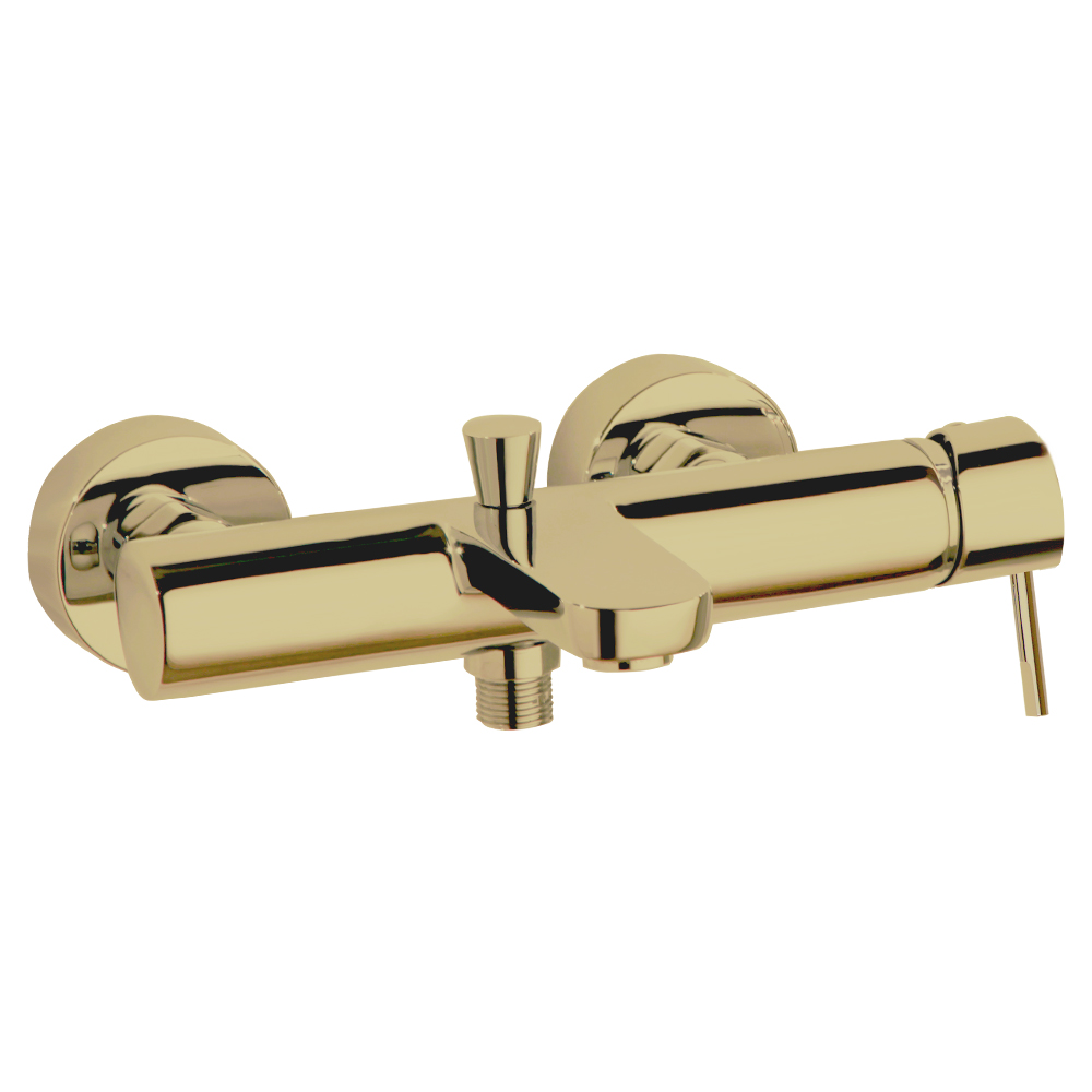 Odisea, aixeta monocomandament de bany-ducha, or raspallat