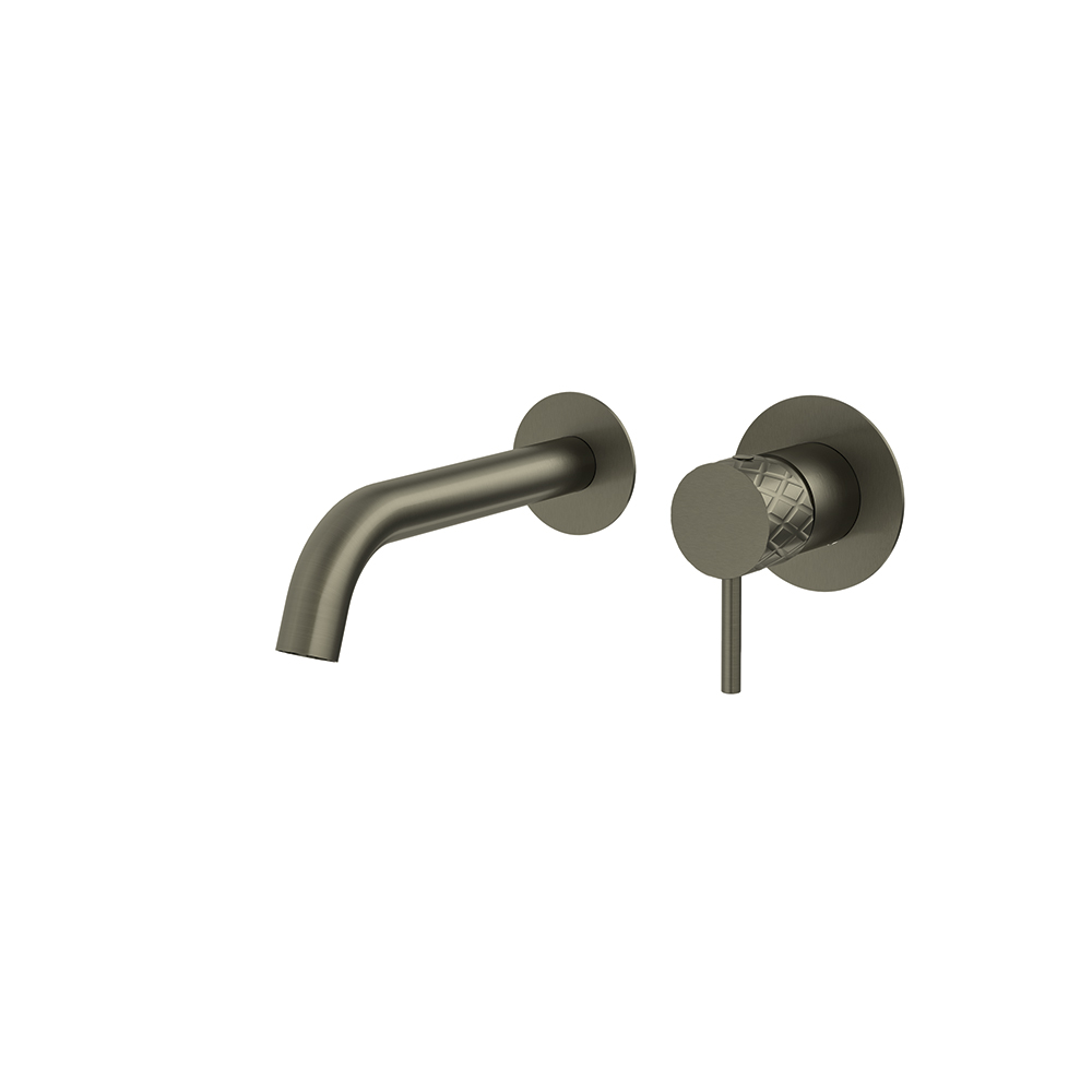 Odisea Joya, wall washbasin mixer with 19 cm spout, graphite
