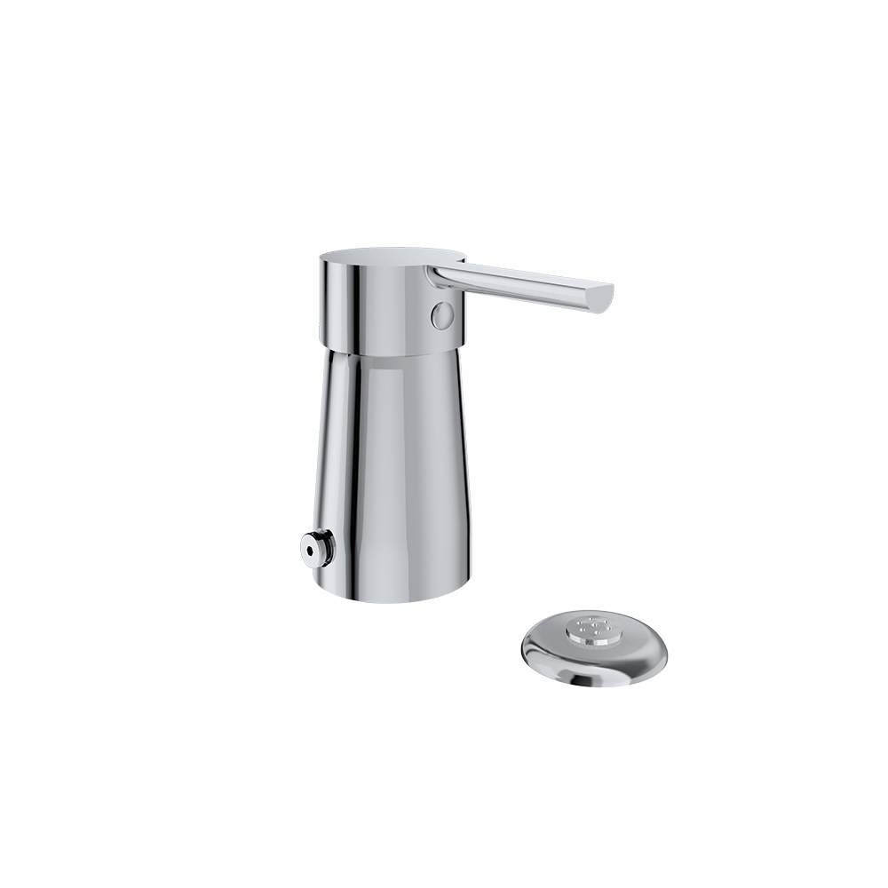 Drako, aixeta monocomandament per a bidet de prestatgeria amb dutxa S2, crom
